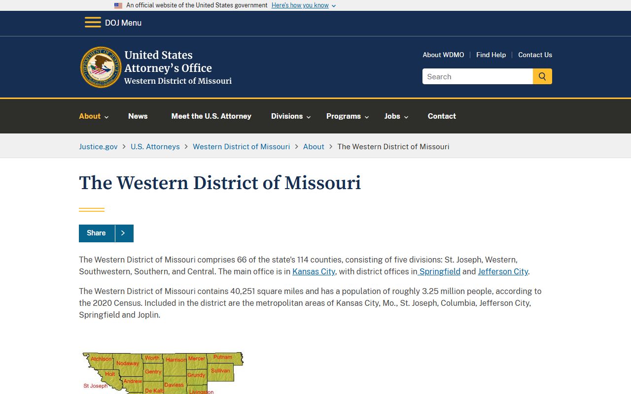 Barry County criminal court records U.S. Attorney Western District of Missouri