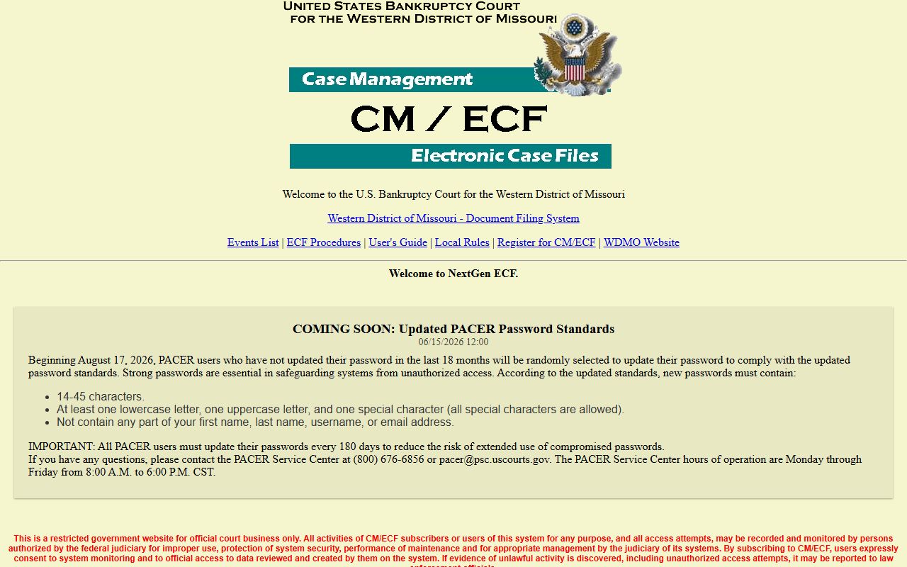 Barry County probate records Western District bankruptcy CM ECF